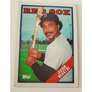 Red‎ Sox Jim Rice by Topps card
